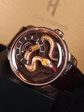 Load image into Gallery viewer, Lucky Harvey整點自嗚蛇動偶自動機械錶(限量版)
