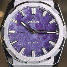 將圖片載入圖庫檢視器 AISION天然石系列自動機械錶