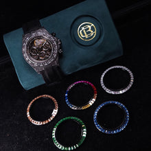 將圖片載入圖庫檢視器 Cebrodz夜光碳纖導柱輪機械錶