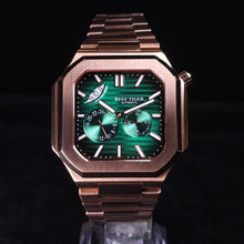 將圖片載入圖庫檢視器 Reef Tiger方型自動機械錶