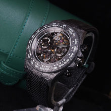 將圖片載入圖庫檢視器 Cebrodz夜光碳纖導柱輪機械錶