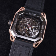 將圖片載入圖庫檢視器 Oblvlo方型自動機械錶