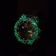 將圖片載入圖庫檢視器 Cebrodz夜光碳纖導柱輪機械錶