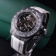 將圖片載入圖庫檢視器 Cebrodz夜光碳纖導柱輪機械錶