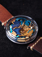 Load image into Gallery viewer, A-tek藍寶石水晶殼自動機械錶