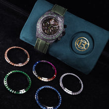 將圖片載入圖庫檢視器 Cebrodz夜光碳纖導柱輪機械錶