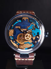 Load image into Gallery viewer, A-tek藍寶石水晶殼自動機械錶