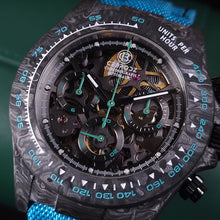 將圖片載入圖庫檢視器 Cebrodz夜光碳纖導柱輪機械錶