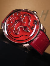 Load image into Gallery viewer, Lucky Harvey整點自嗚蛇動偶自動機械錶(限量版)