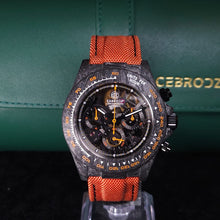 將圖片載入圖庫檢視器 Cebrodz夜光碳纖導柱輪機械錶