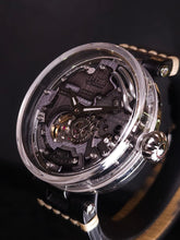Load image into Gallery viewer, A-tek藍寶石水晶殼自動機械錶