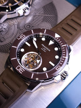 將圖片載入圖庫檢視器 全新Peacock孔雀陀飛輪腕錶