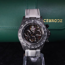 將圖片載入圖庫檢視器 Cebrodz夜光碳纖導柱輪機械錶