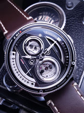 將圖片載入圖庫檢視器 TACS 雙鏡頭古董相機錶