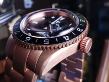 將圖片載入圖庫檢視器 Aquila全青銅自動機械錶