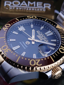 夏日潛水錶推介-瑞士羅馬錶