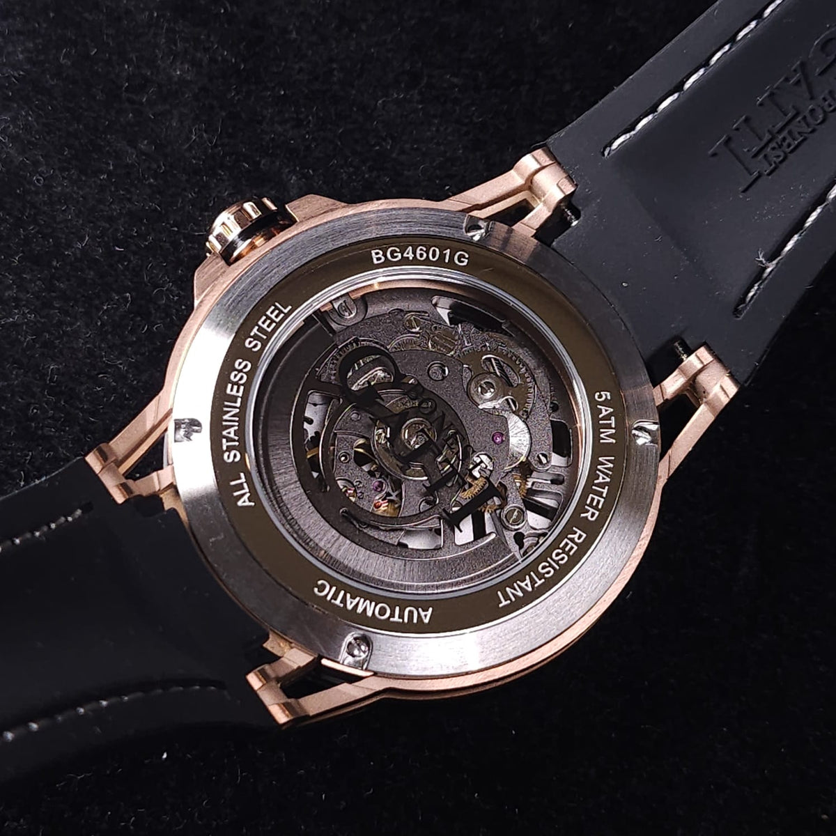 Bonest Gatti BG4601 透視自動機械錶