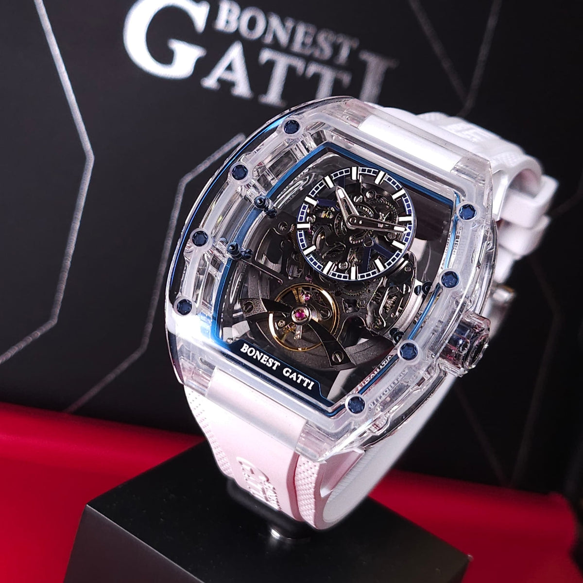 Bonest Gatti BG6005 k9水晶殼機械錶