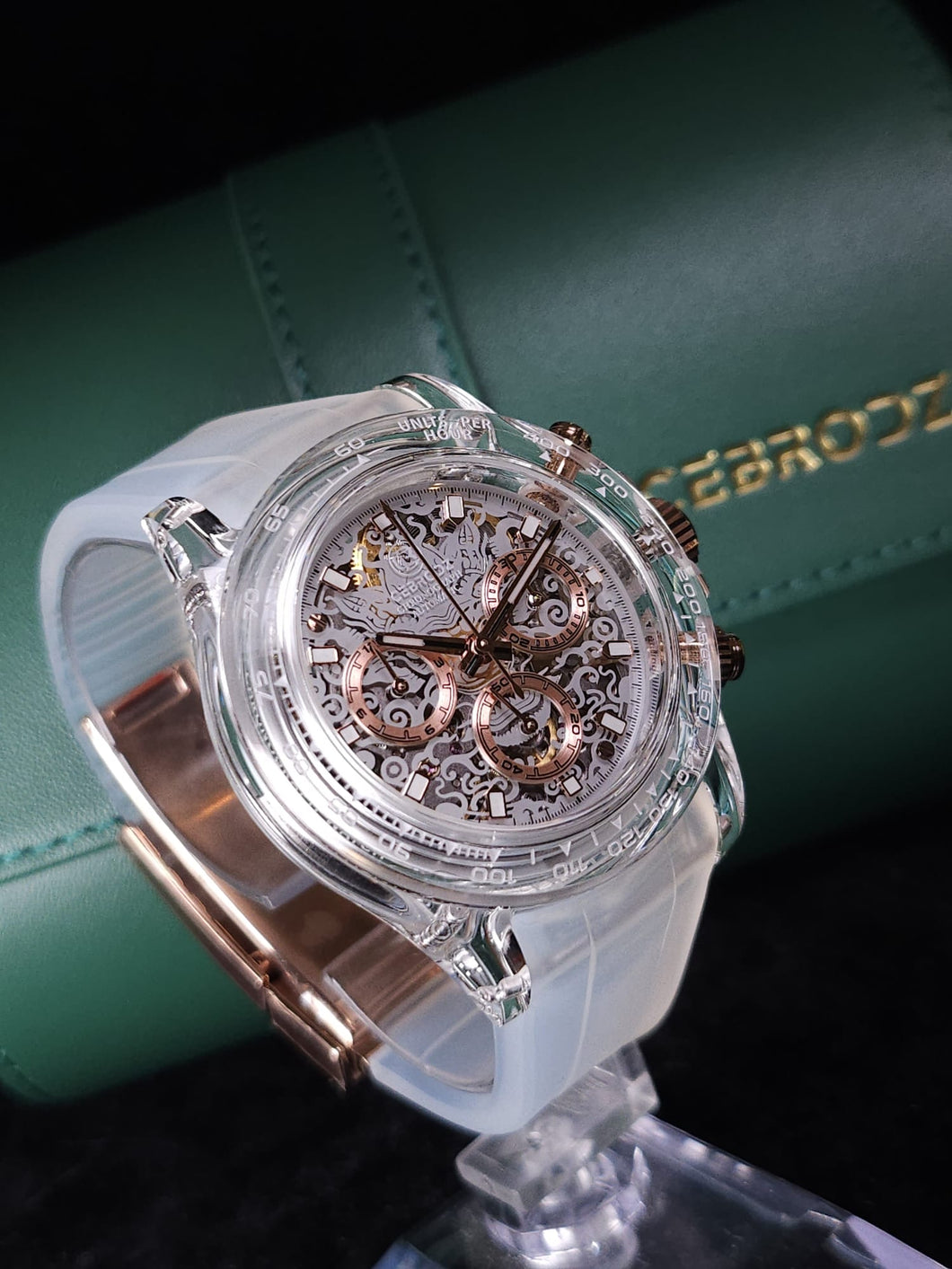 Cebrodz K9水晶殼自動機械錶