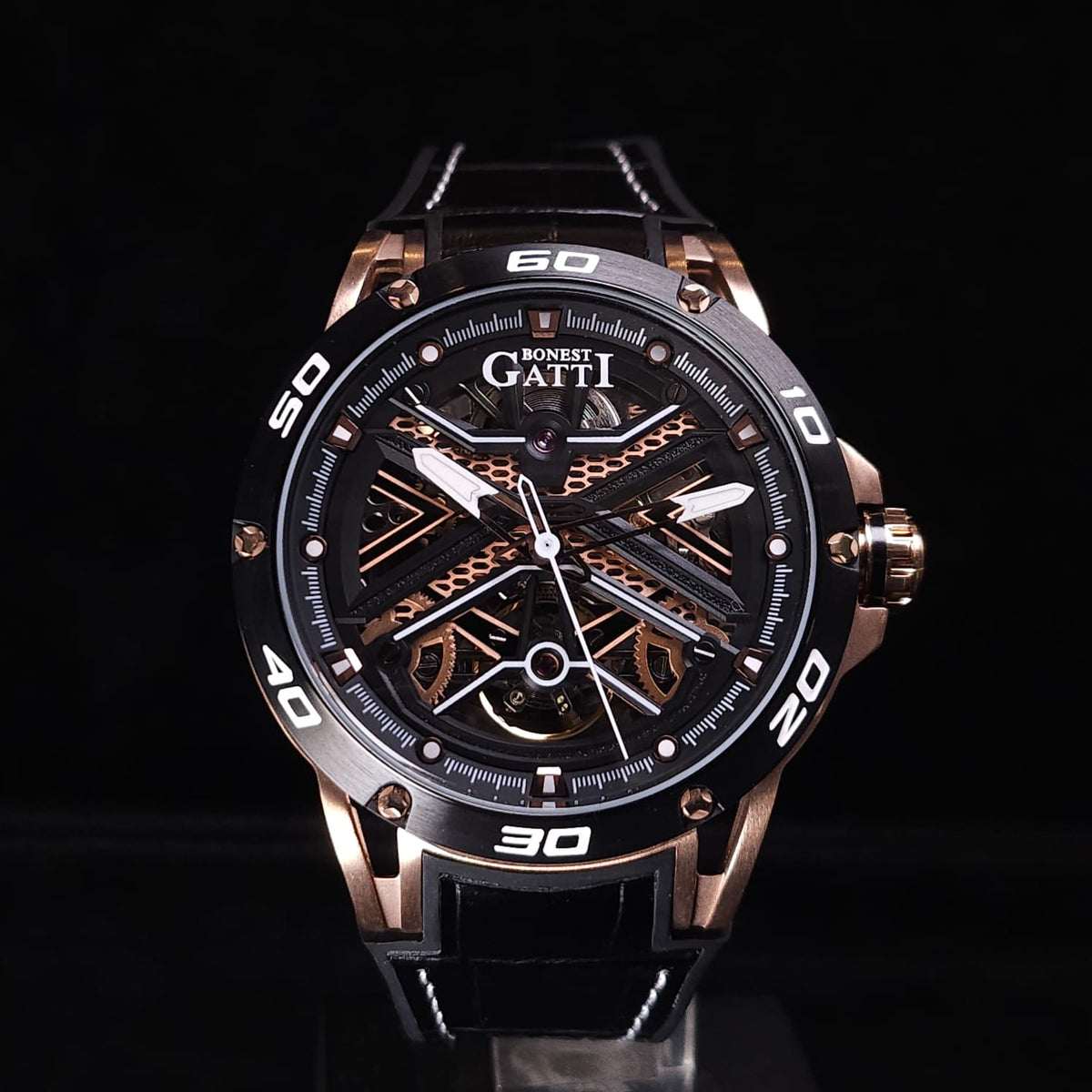 Bonest Gatti BG4601 透視自動機械錶