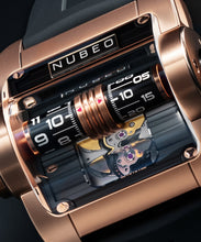 將圖片載入圖庫檢視器 Nubeo Fluid Motion系列滾筒自動機械錶
