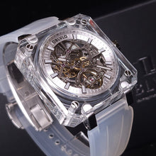 將圖片載入圖庫檢視器 Oblvlo水晶殼透視自動機械錶
