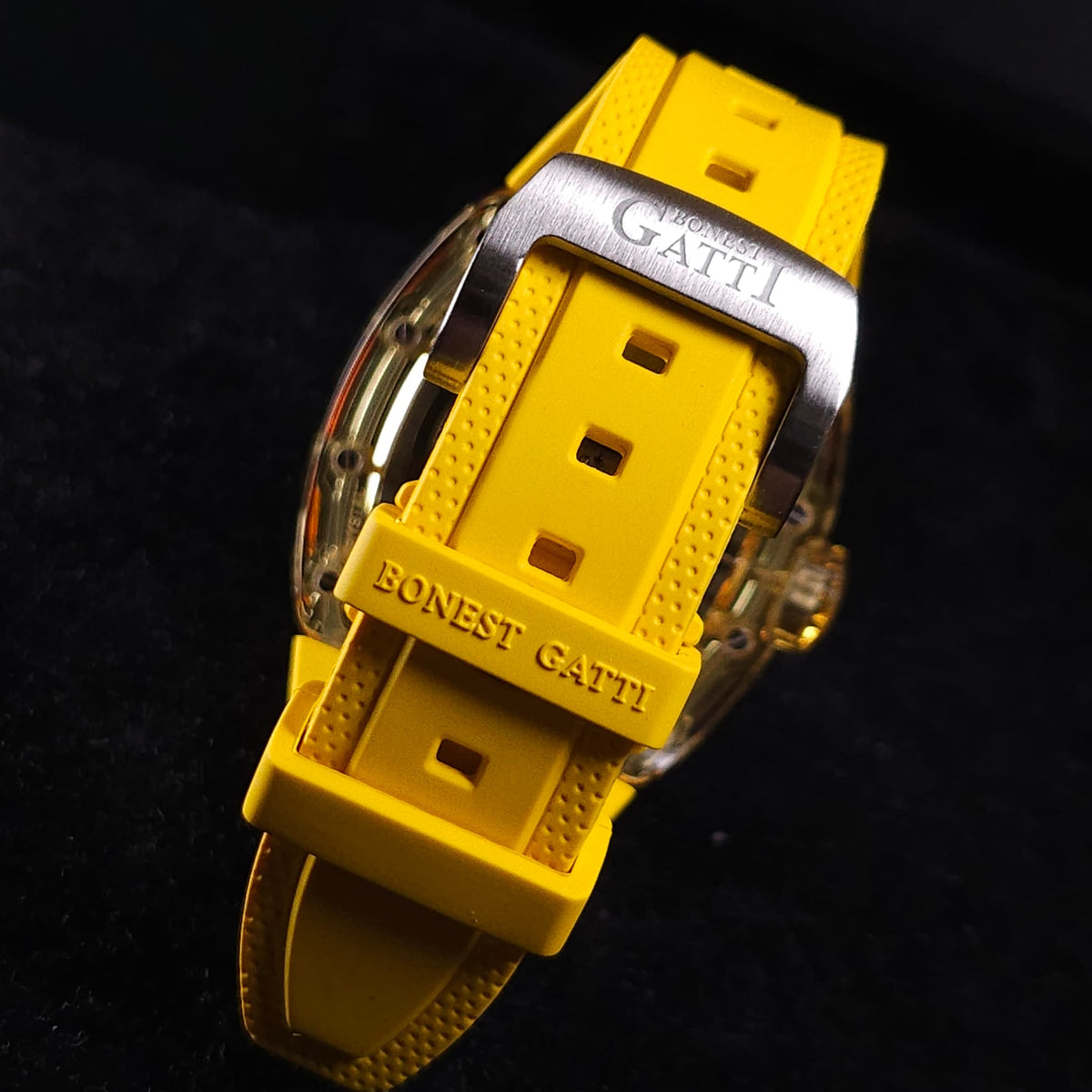 Bonest Gatti BG7001 K9水晶殼自動陀飛輪機械錶