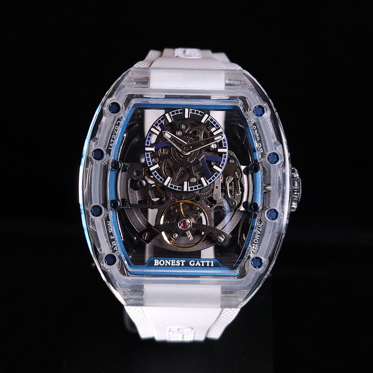 Bonest Gatti BG6005 k9水晶殼機械錶