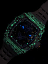 Load image into Gallery viewer, Bentley夜光碳纖酒桶形自動機械錶
