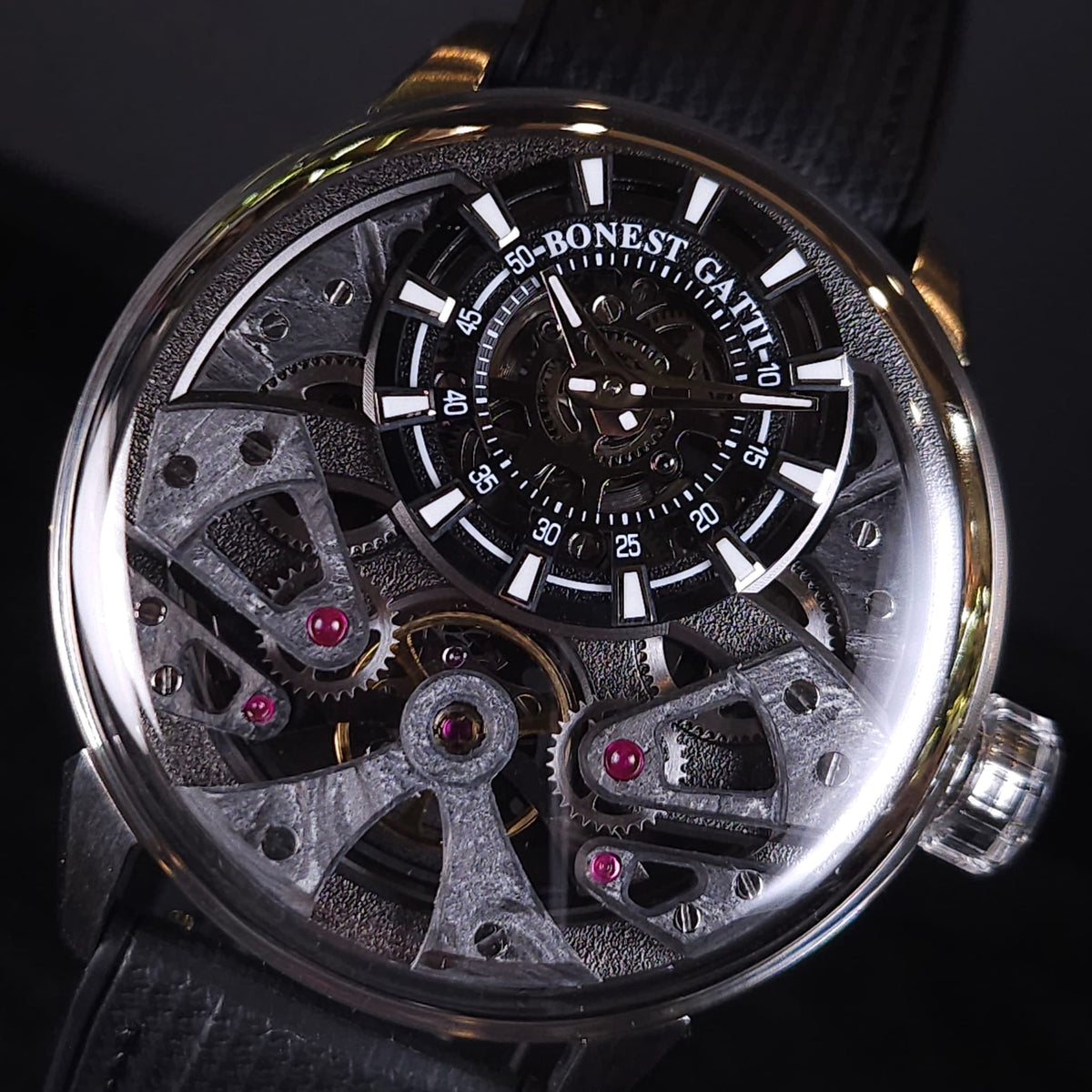 Bonest Gatti BG4002 碳纖夜光錶盤自動機械錶