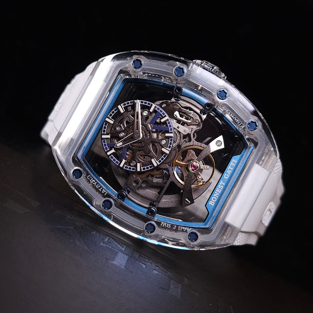 Bonest Gatti BG6005 k9水晶殼機械錶