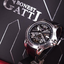 Load image into Gallery viewer, Bonest Gatti透視自動機械錶
