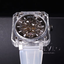 將圖片載入圖庫檢視器 Oblvlo水晶殼透視自動機械錶
