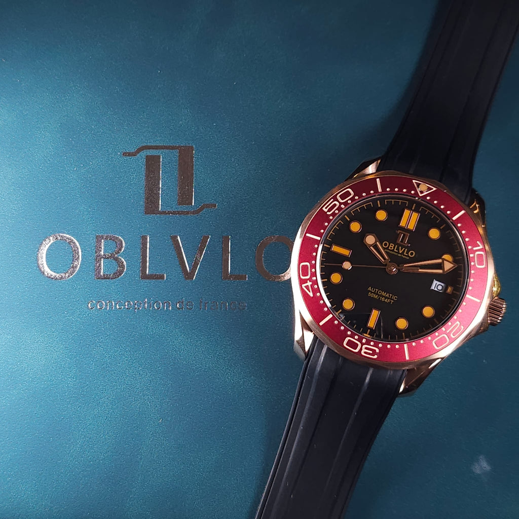Oblvlo潛水款自動機械錶