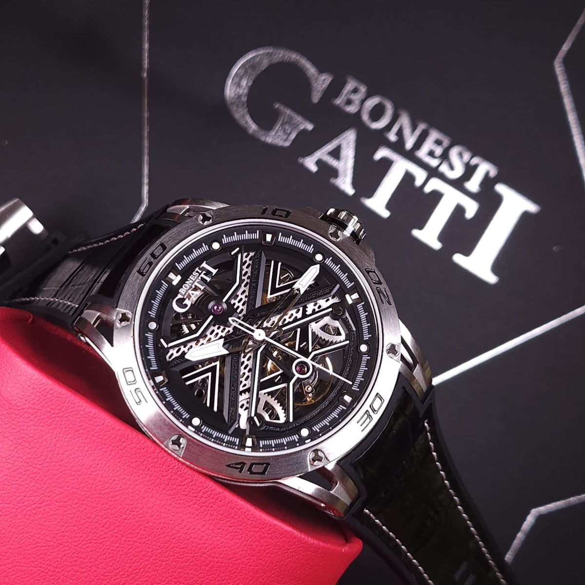 Bonest Gatti BG4601 透視自動機械錶