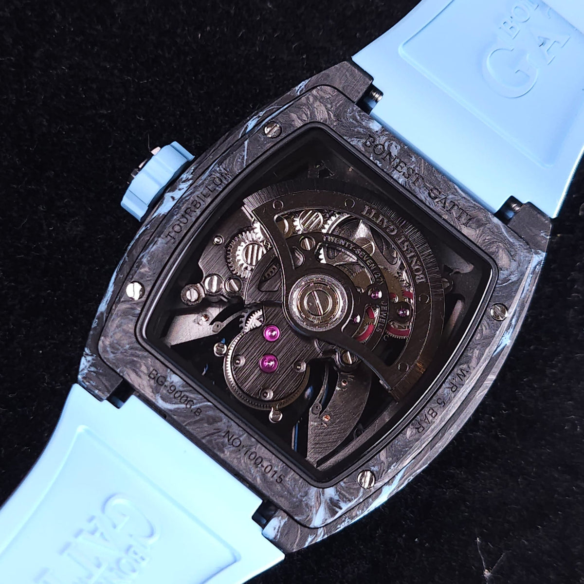 Bonest gatti BG7003 碳纖酒桶型陀飛輪
