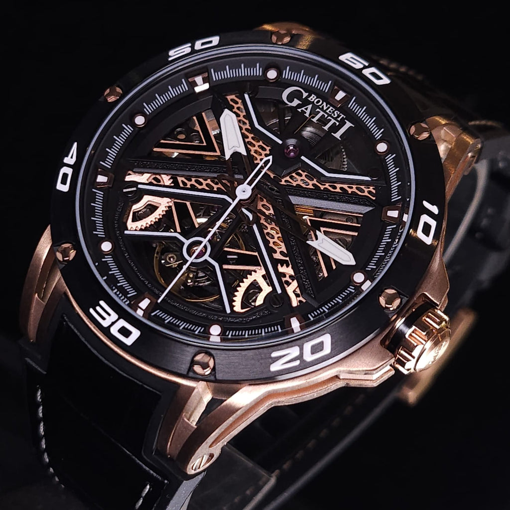 Bonest Gatti BG4601 透視自動機械錶