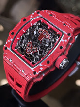 Load image into Gallery viewer, Bentley夜光碳纖酒桶形自動機械錶
