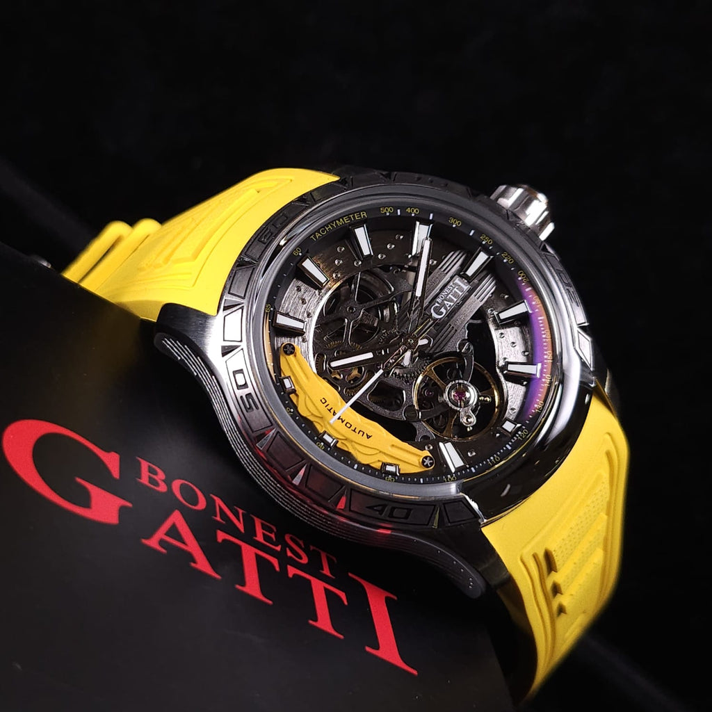 Bonest Gatti BG4005 賽車系列透視機械錶