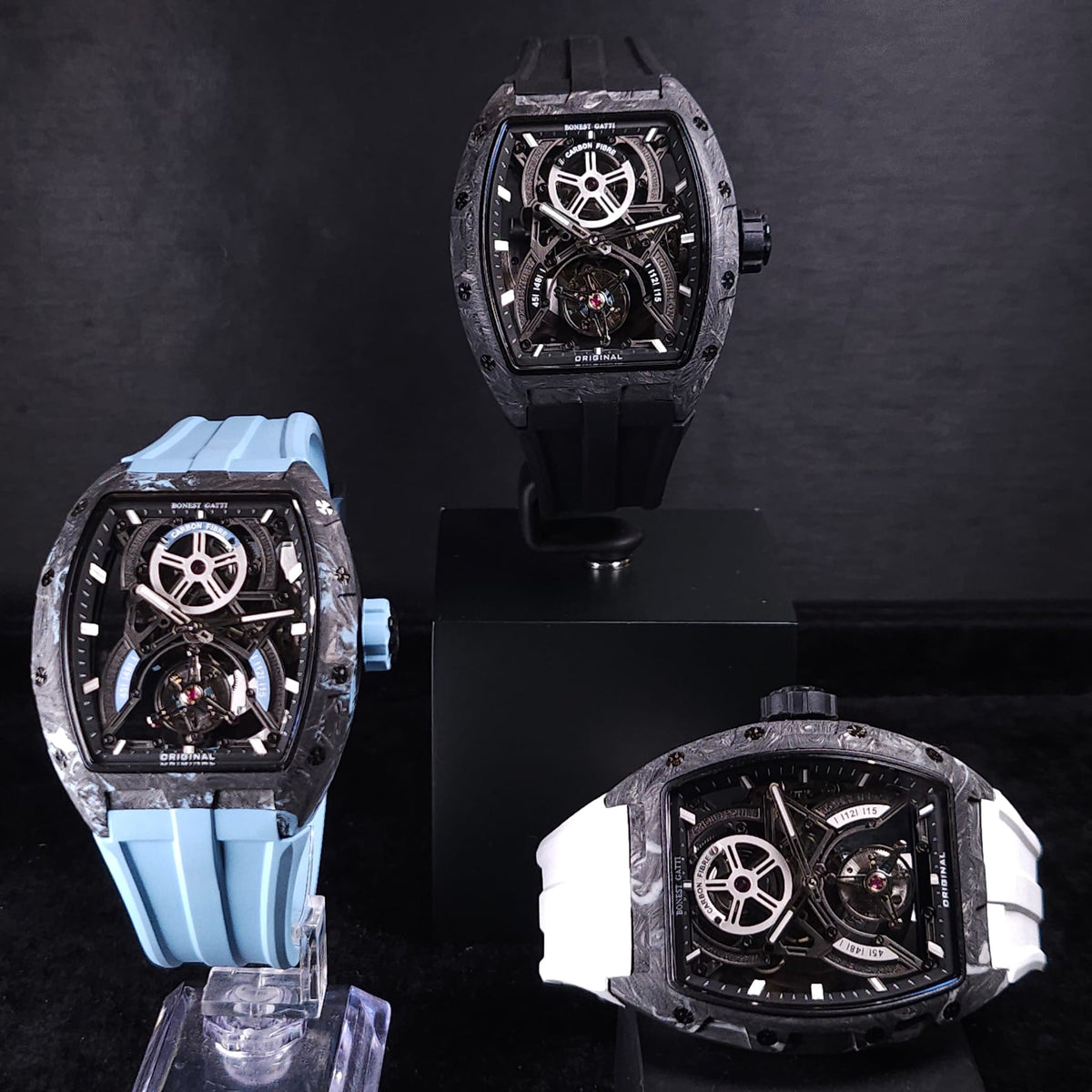 Bonest gatti BG7003 碳纖酒桶型陀飛輪