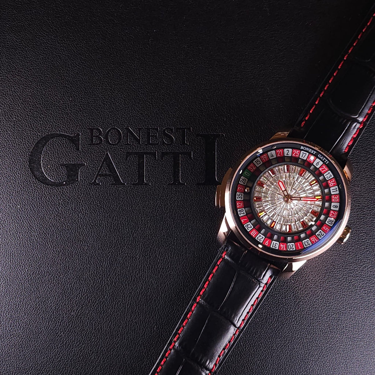 Bonest Gatti BG8004 輪盤機械錶