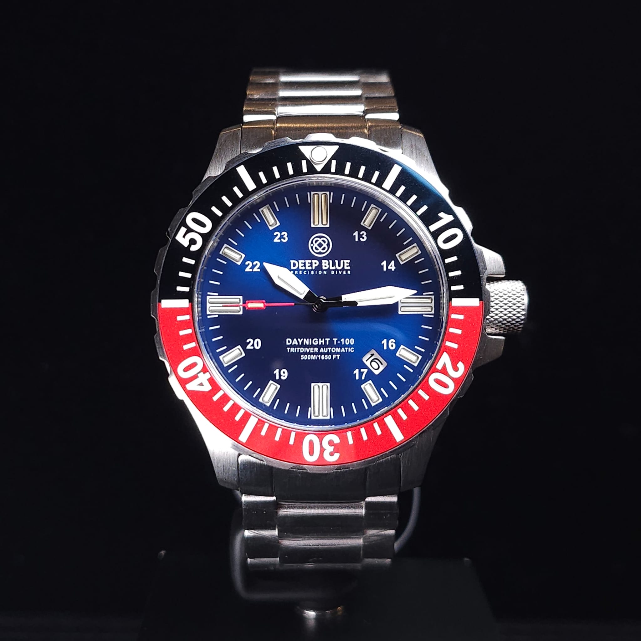 DeepBlue Daynight T100氣燈深潛自動機械錶(限時優惠) – AUTOSHOPHK