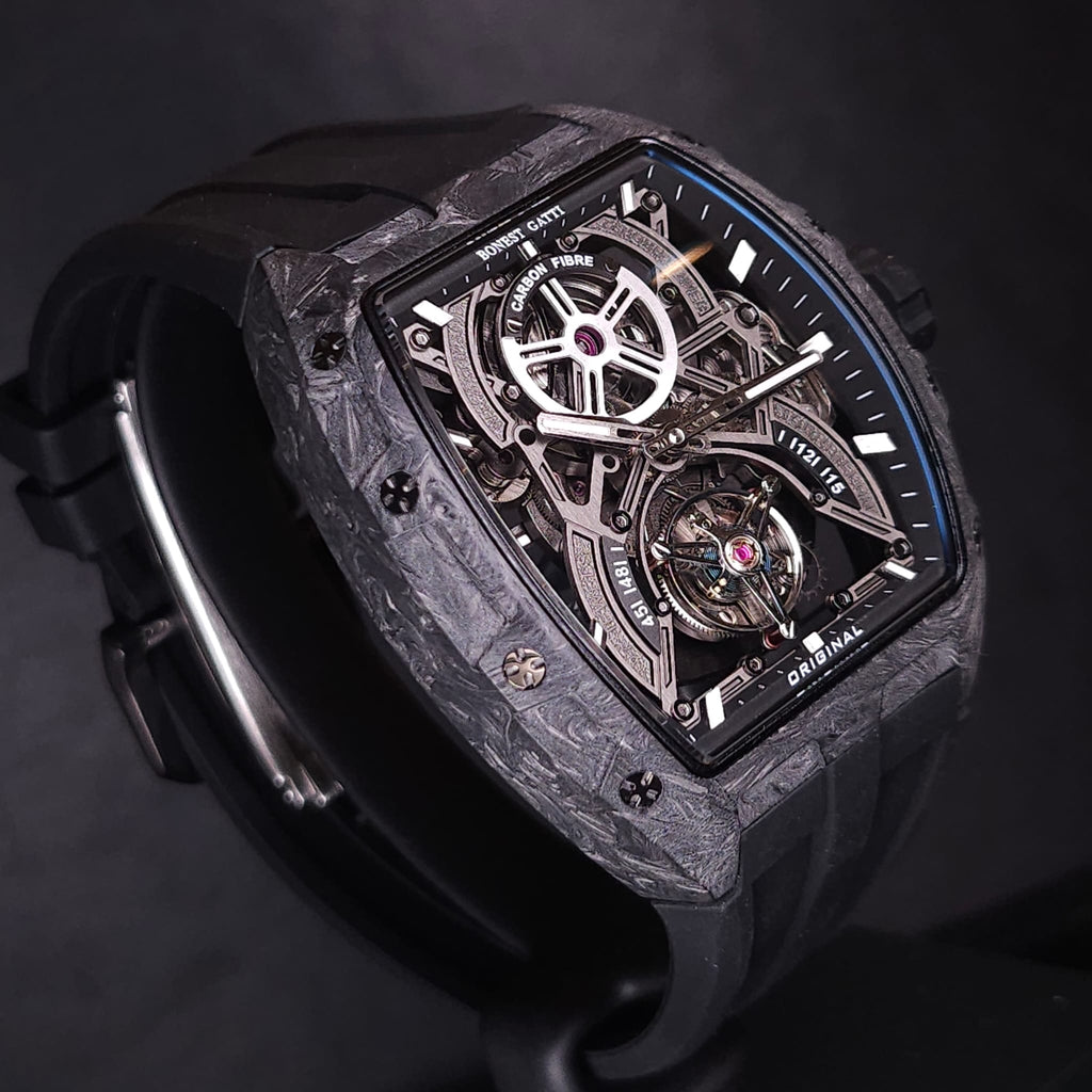 Bonest gatti BG7003 碳纖酒桶型陀飛輪