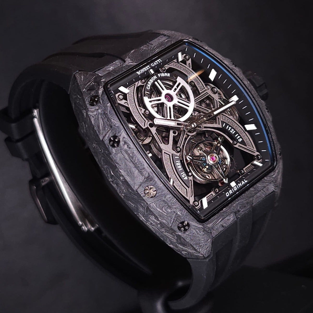 Bonest gatti BG7003 碳纖酒桶型陀飛輪