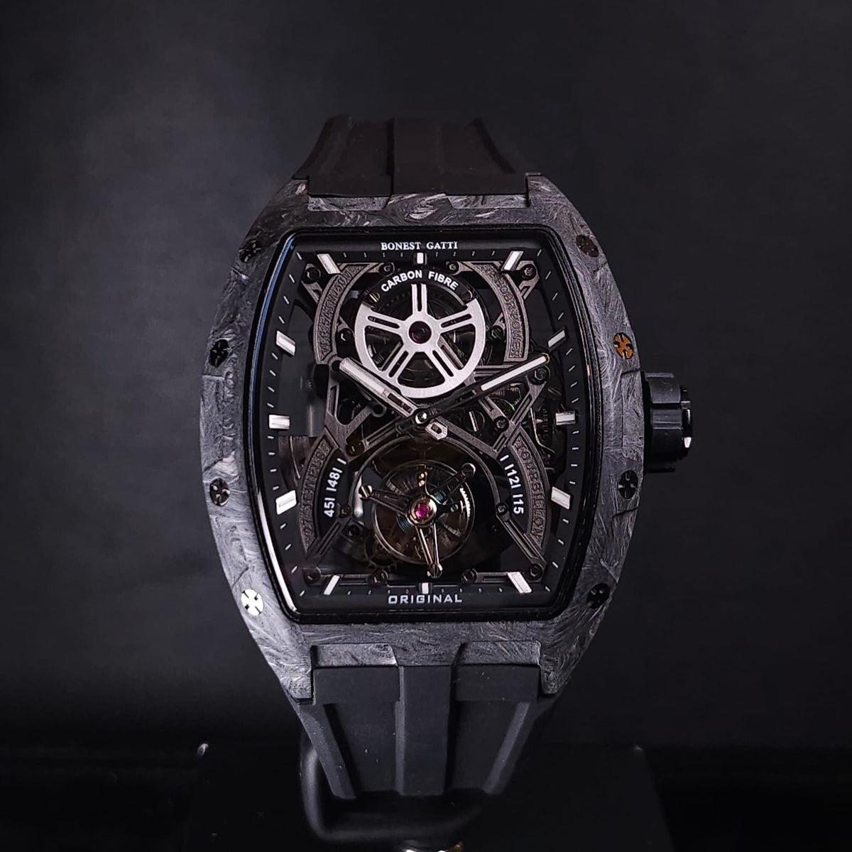 Bonest gatti BG7003 碳纖酒桶型陀飛輪