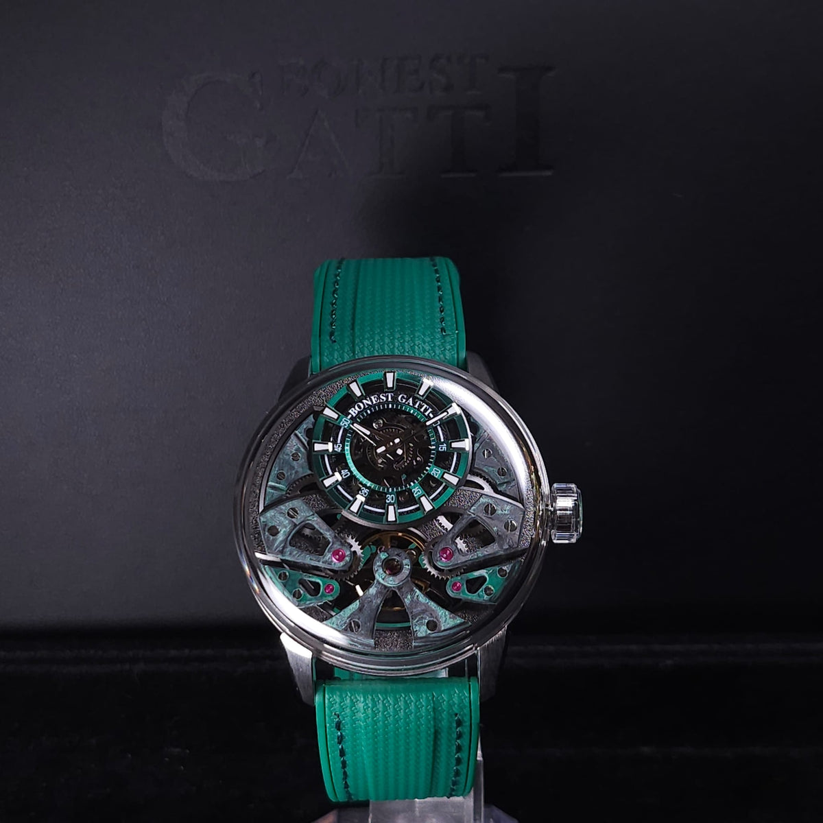 Bonest Gatti BG4002 碳纖夜光錶盤自動機械錶