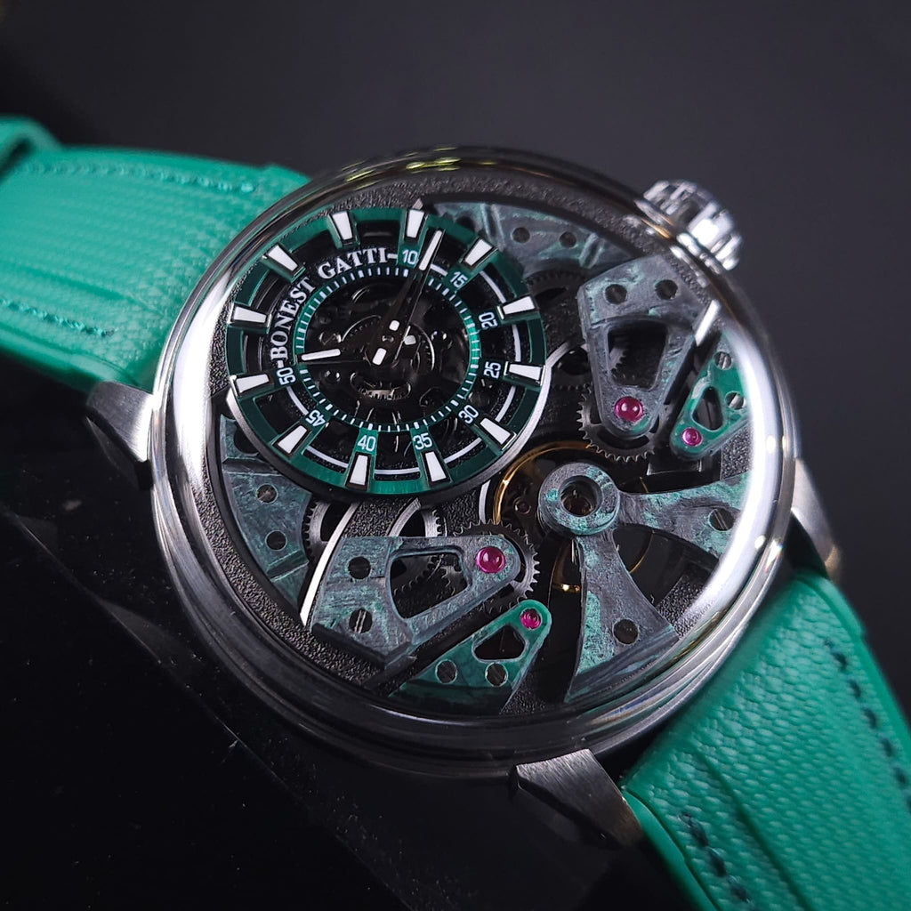 Bonest Gatti BG4002 碳纖夜光錶盤自動機械錶