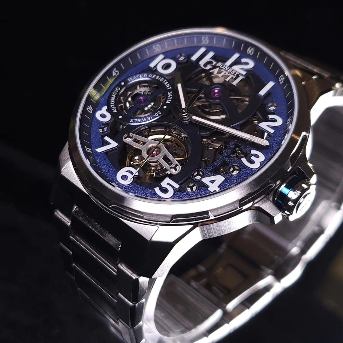 Bonest gatti BG8010 透視自動錶