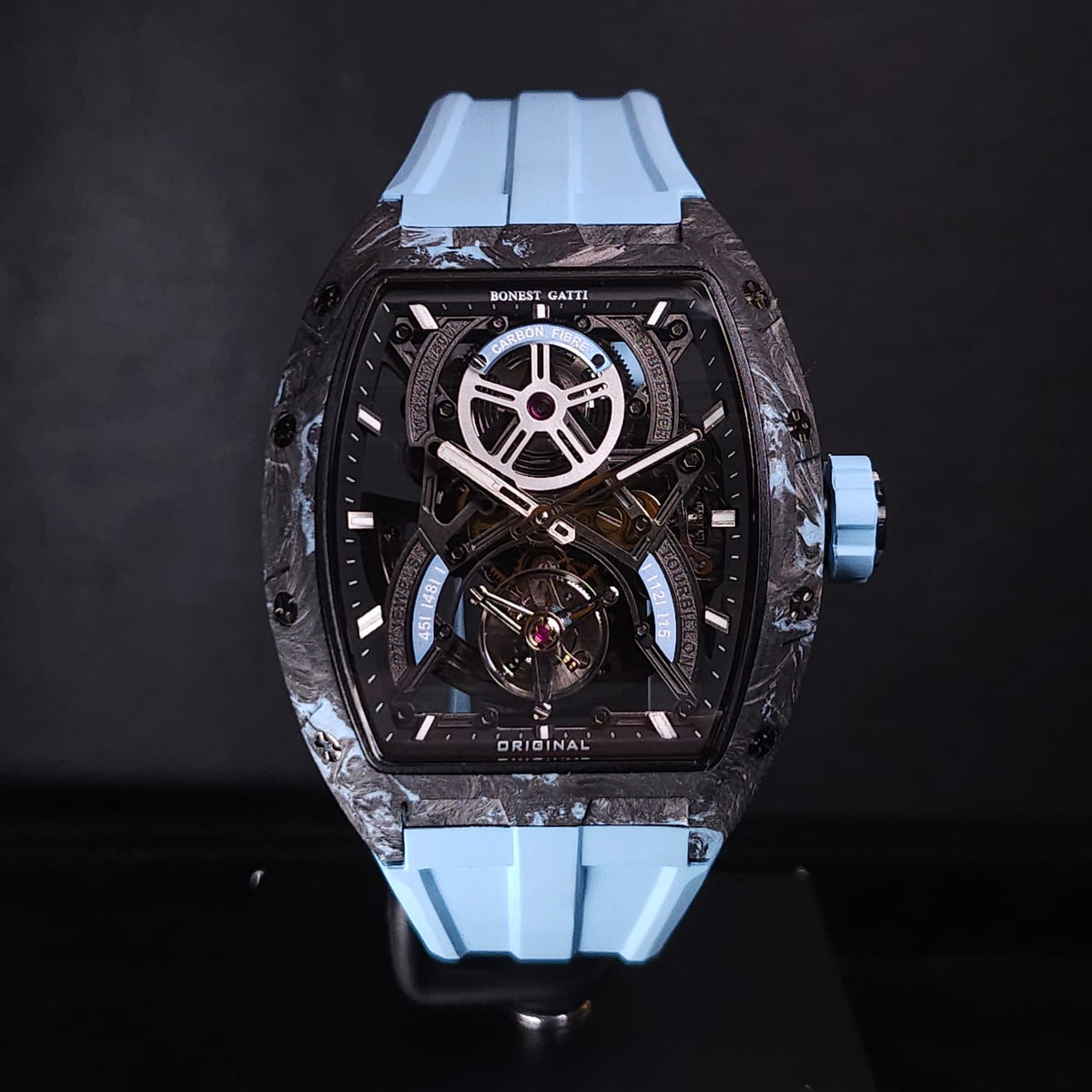 Bonest gatti BG7003 碳纖酒桶型陀飛輪