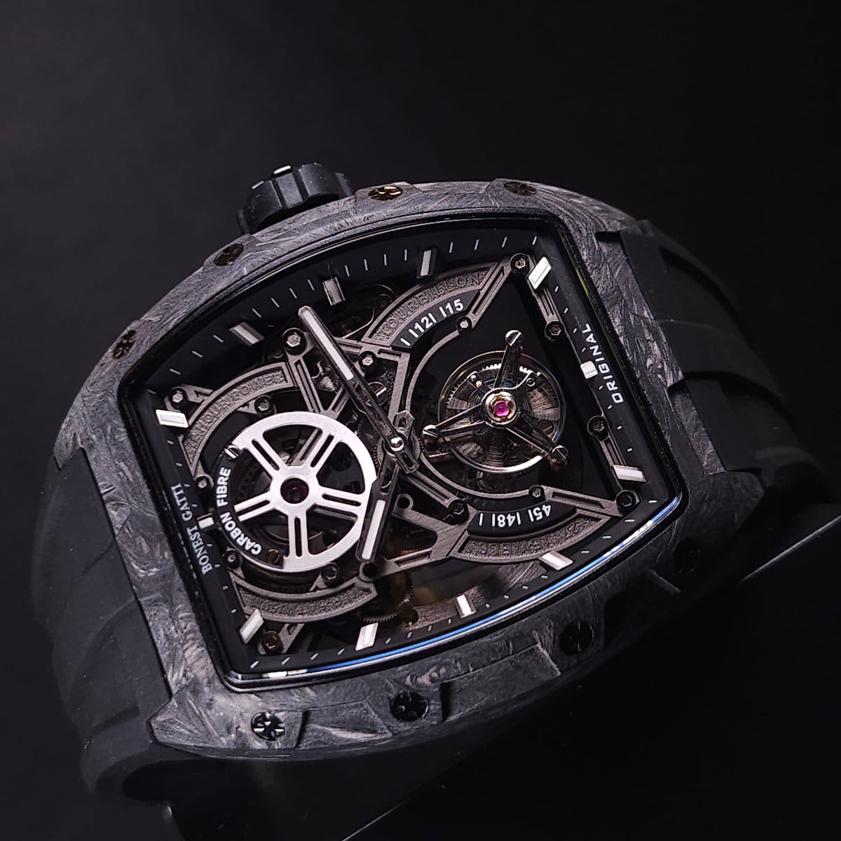 Bonest gatti BG7003 碳纖酒桶型陀飛輪